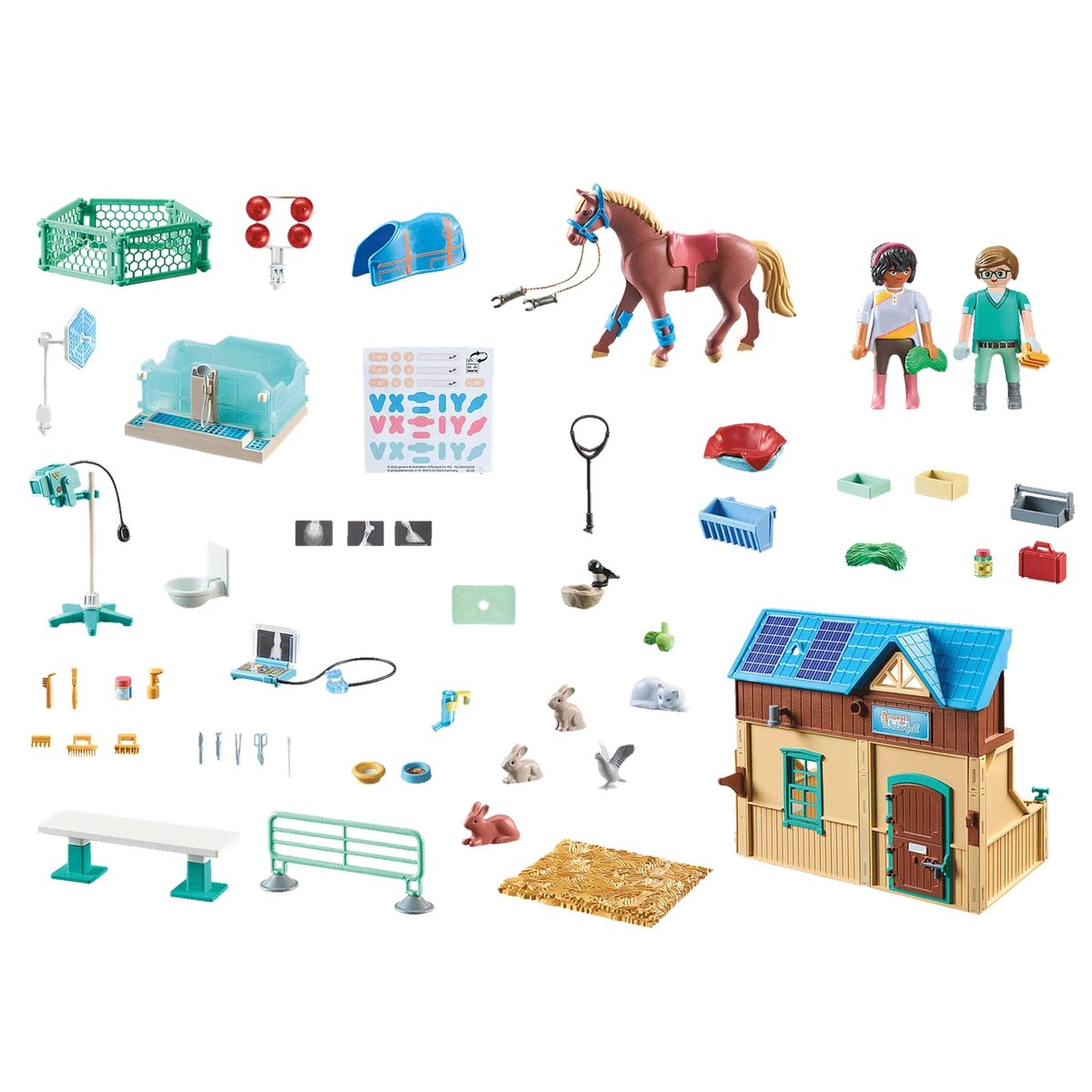 Vétérinaire et centre de thérapie multicolore, PLAYMOBIL