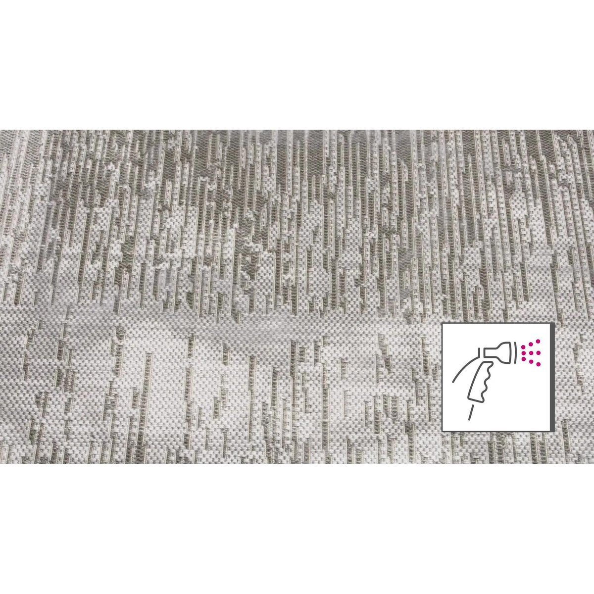 Tapis effet paille, FUJIN beige, INSPIRE