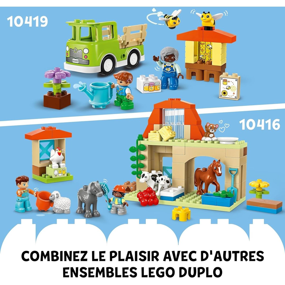 LEGO DUPLO - Prendre soin des animaux de la ferme - 10416 multicolore, LEGO