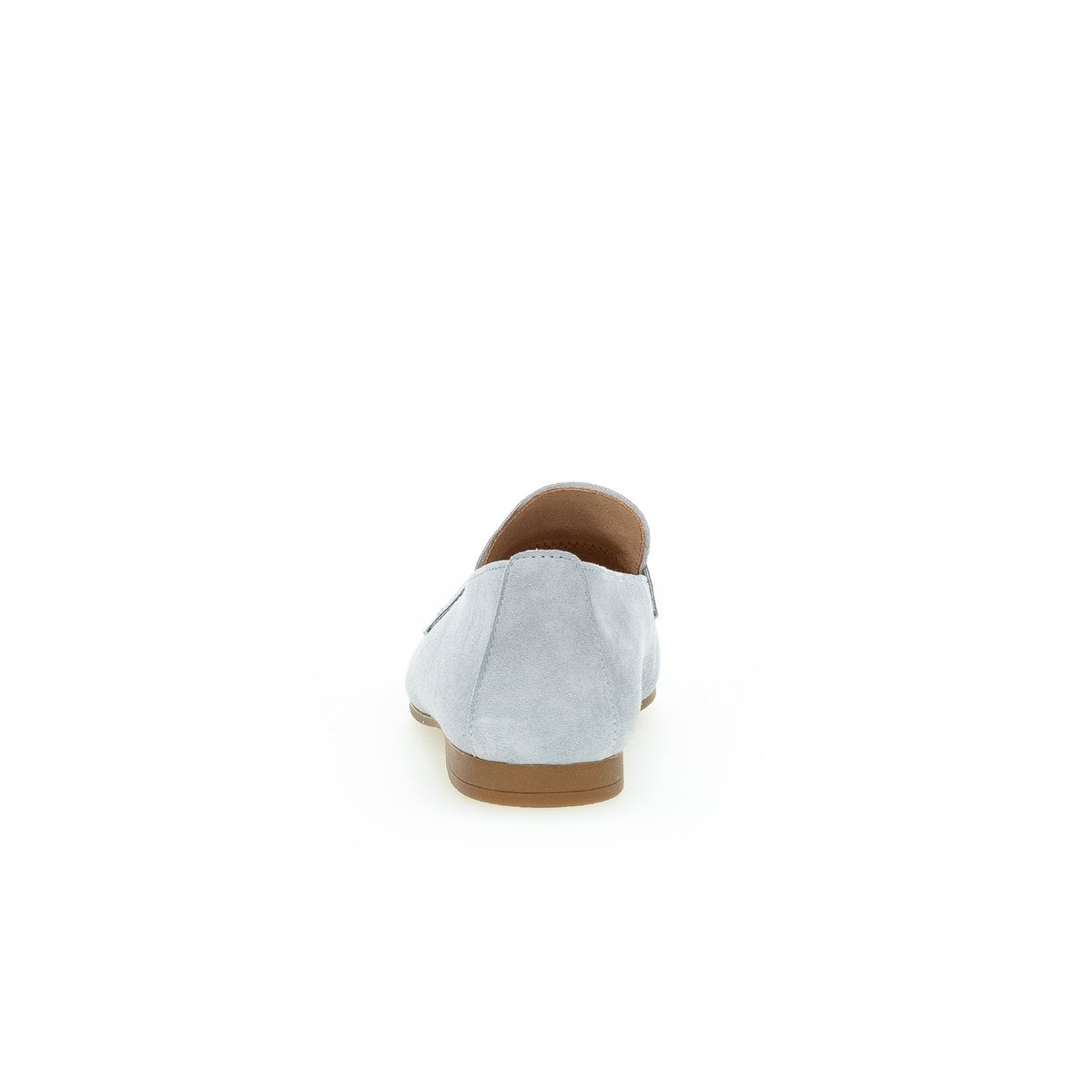 Mocassins en cuir à talon décroché bleu, GABOR