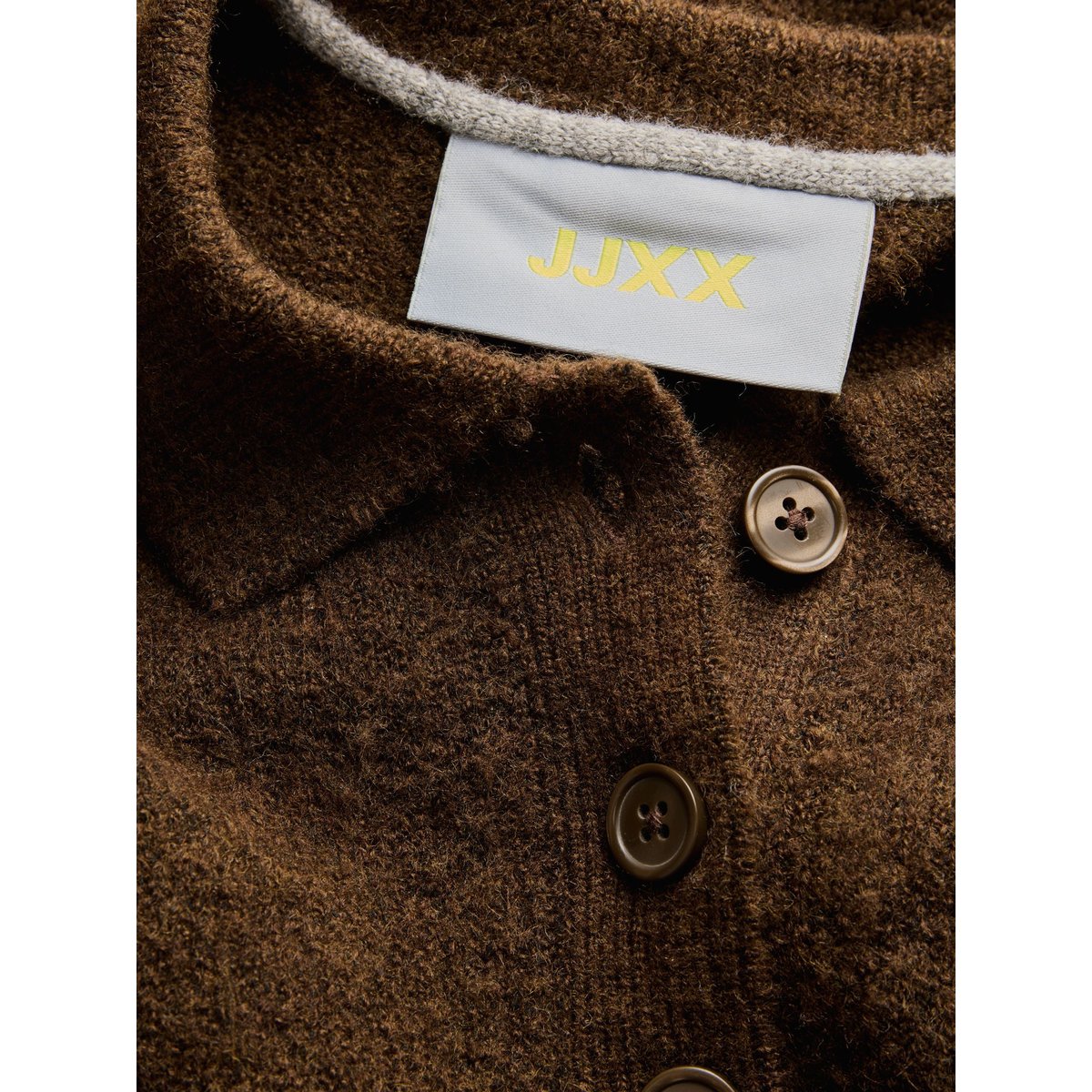 Polo Tricoté marron - demitasse 1, JJXX