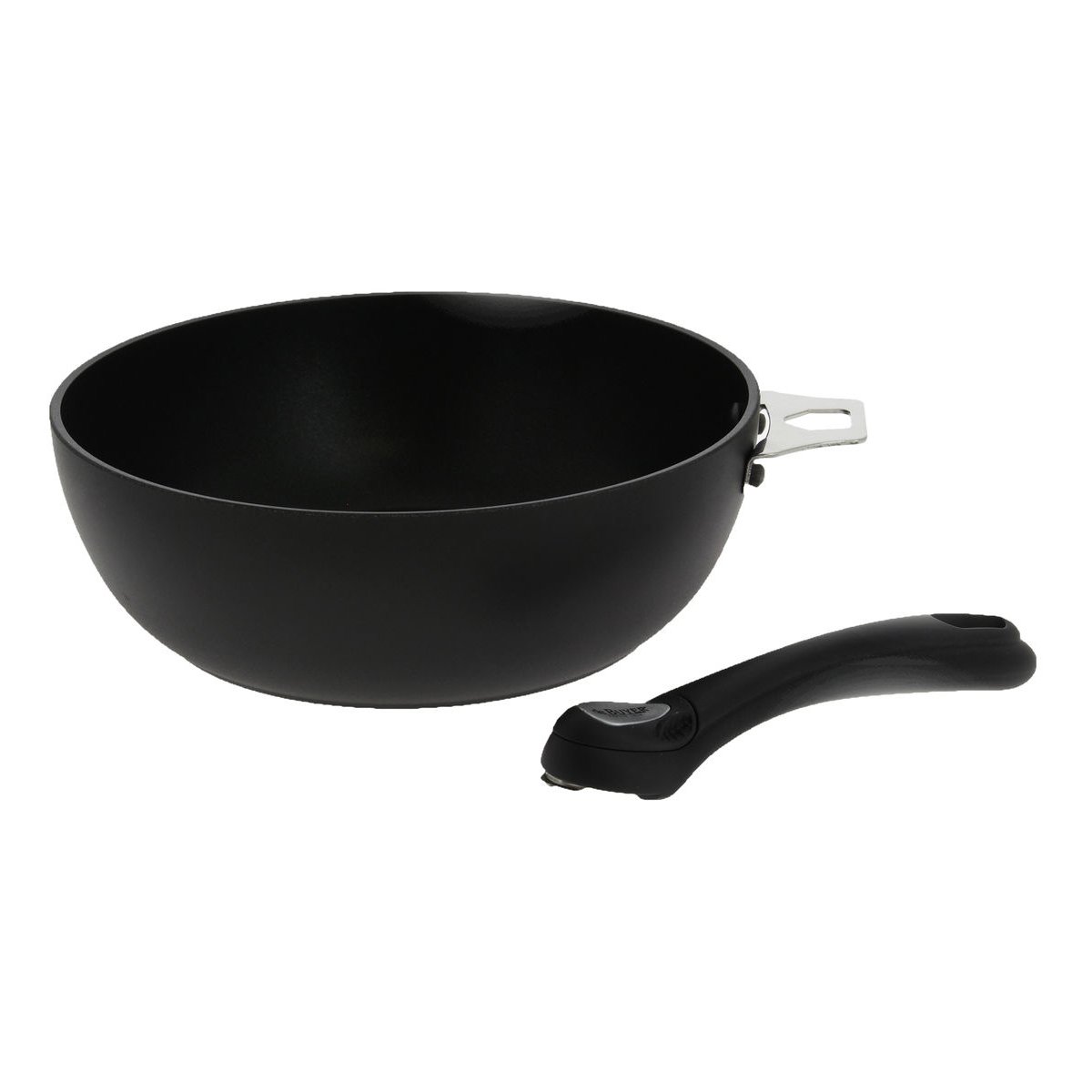 Sauteuse ø24 cm choc intense manche amovible noir, DE BUYER