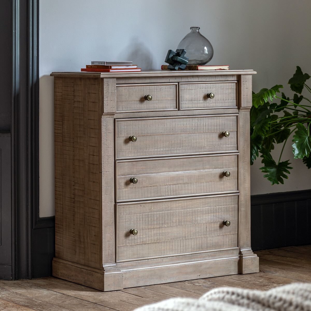 Vinton American Pine 5 Drawer Chest natural, ÉDITÉ