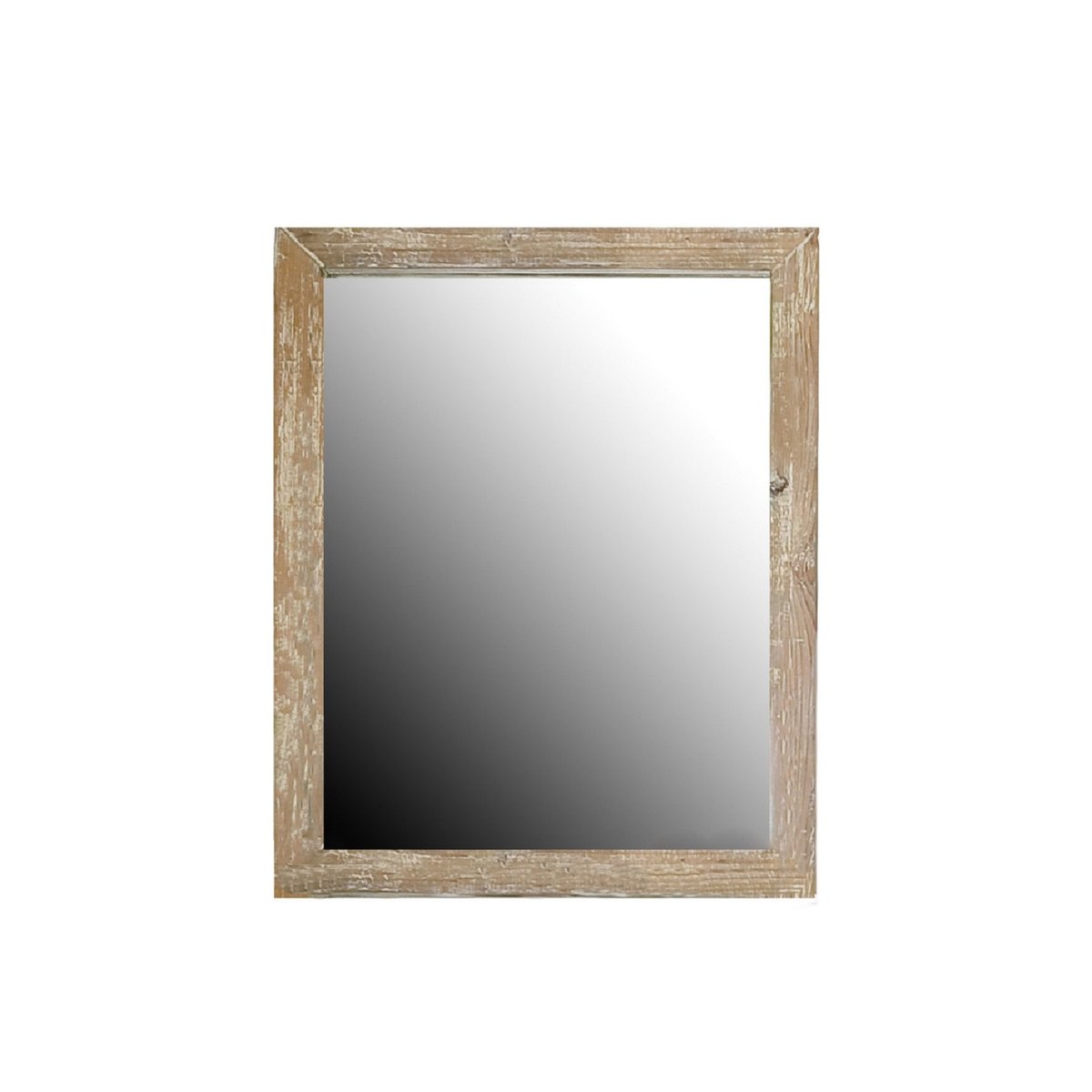 Meuble simple vasque en bois plan en pierre et miroir (ensemble) - HANOÏ bois foncé, HELLIN, DEPUIS 1862