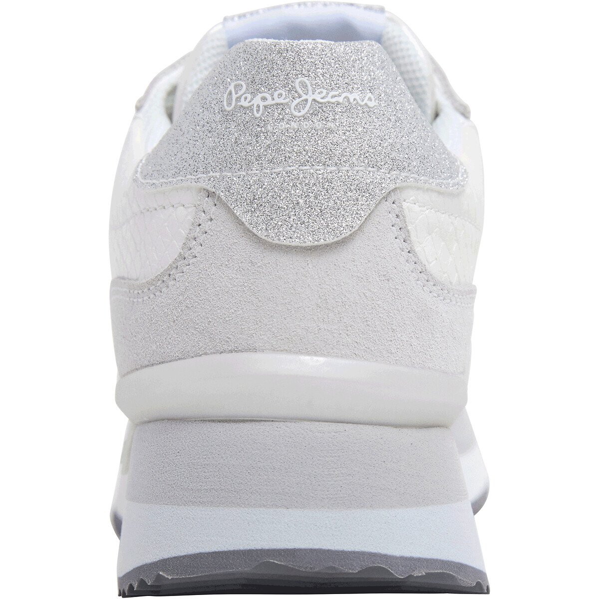 Rusper Shine Low Top Trainers white, PEPE JEANS