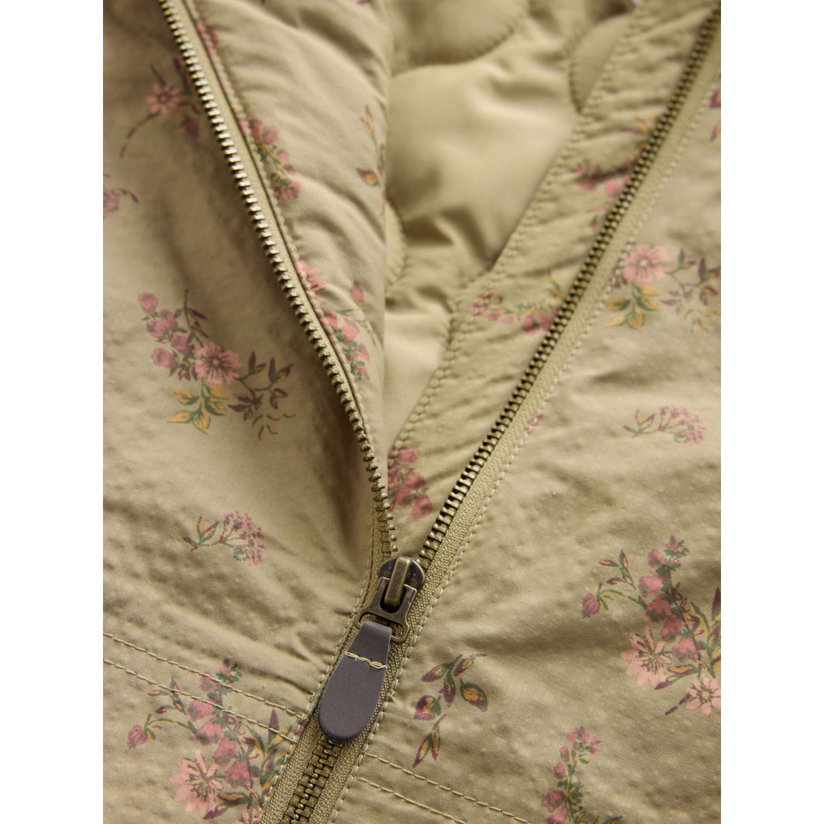 Parka déperlante imprimée fleur kaki, NEXT
