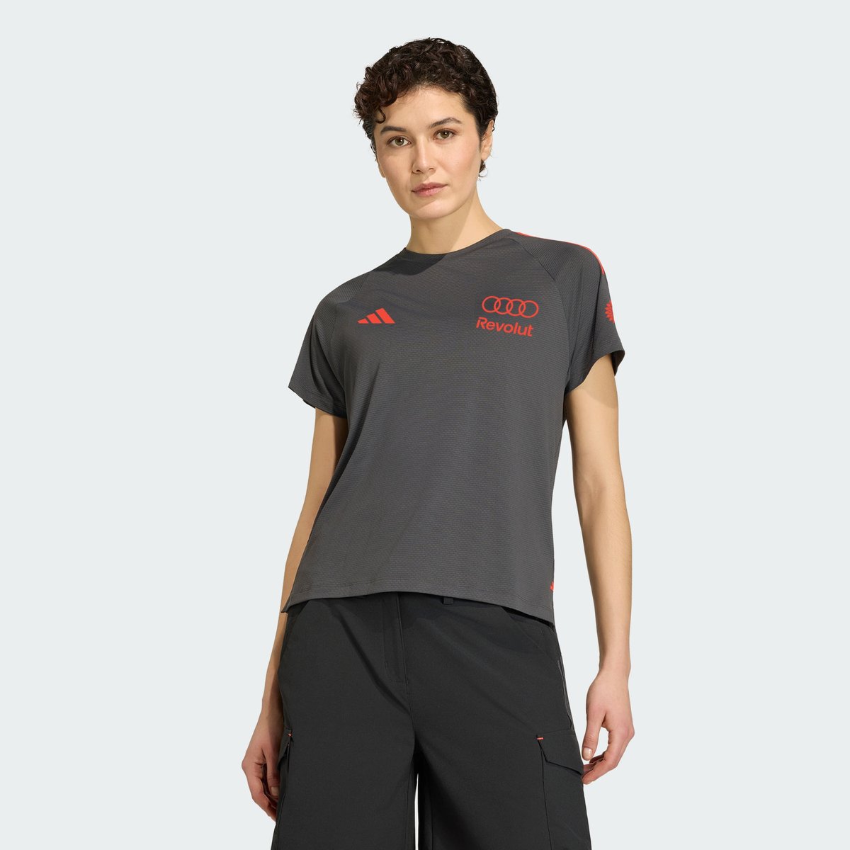 Maillot Manches Courtes Mécanicien Audi Revolut F1 Team Maillot Manches Courtes Mécanicien Audi Revolut F1 Team utility black / hi-res red, adidas Performance