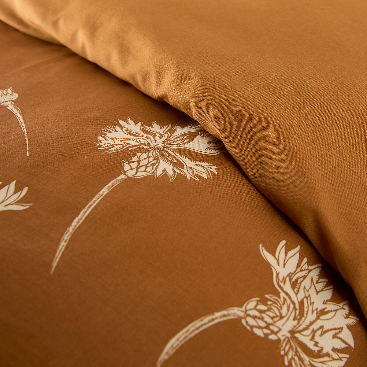 Housse de couette coton, Cyrus imprimé ocre, LA REDOUTE INTERIEURS