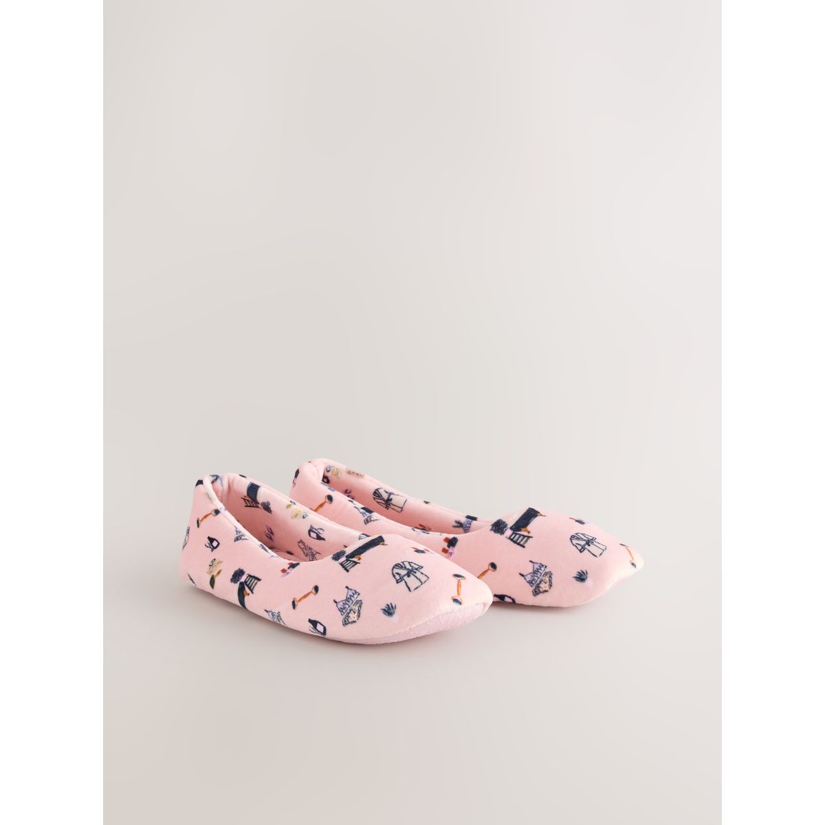 Chaussons à imprimé ballerine rose, NEXT