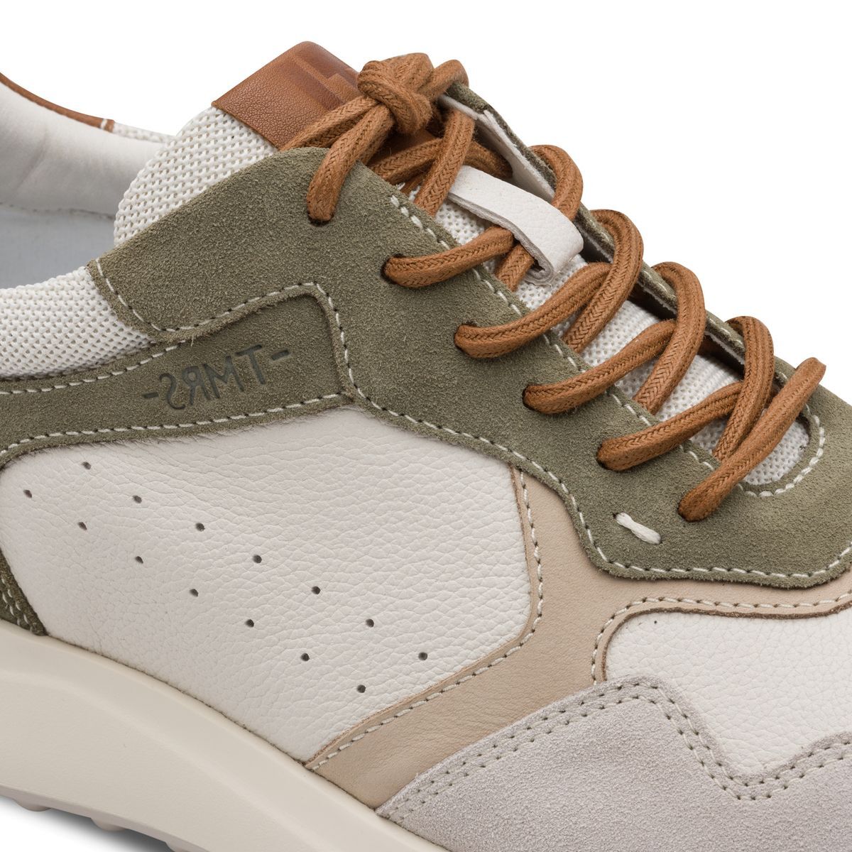 Basket homme vert olive combiné, TAMARIS