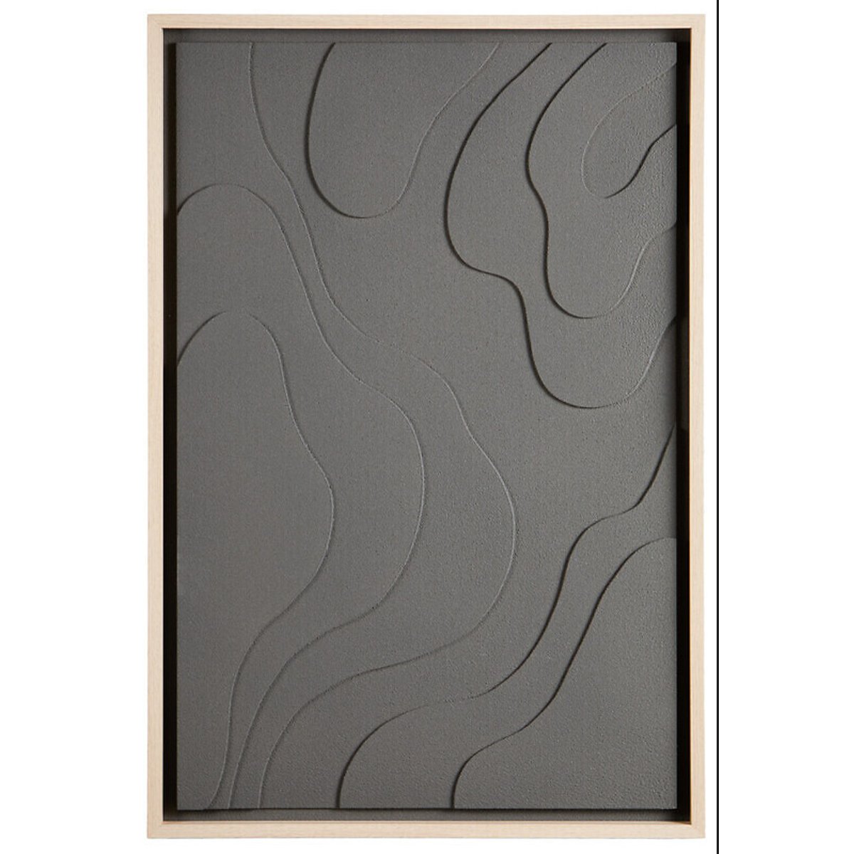123X83Cm 3D Effect Green Wall Art grey, FIFTY FIVE SOUTH