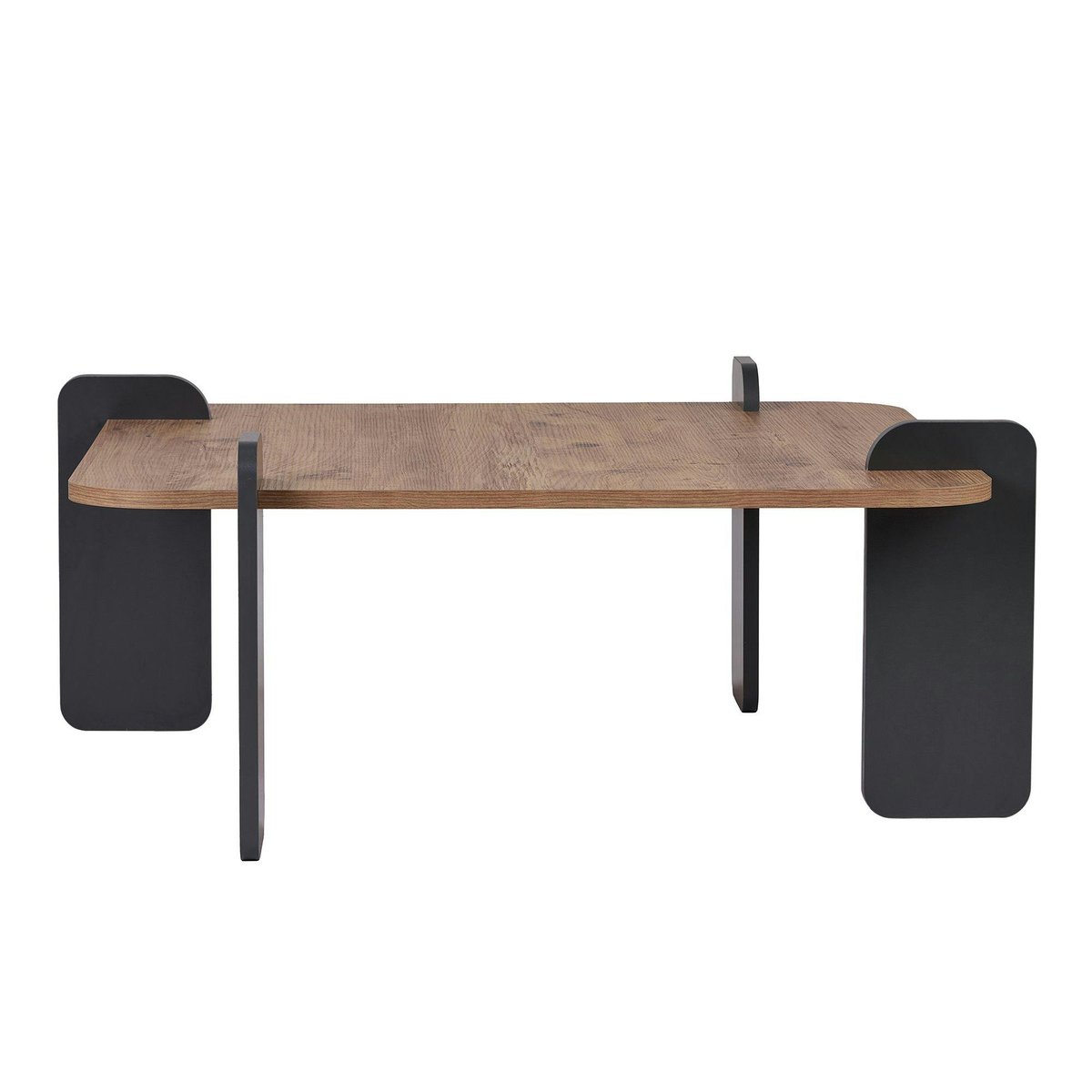 Table basse carrée en bois design MARFA pin, PIER IMPORT