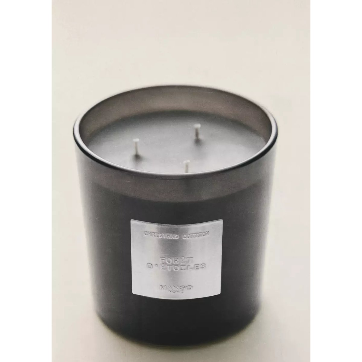 Bougie parfumée Forêt d’étoiles 500 g argent, MANGO HOME