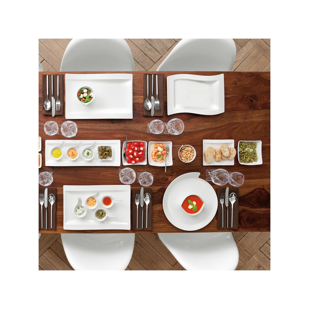 Assiette Gourmet NEWWAVE blanc, VILLEROY & BOCH