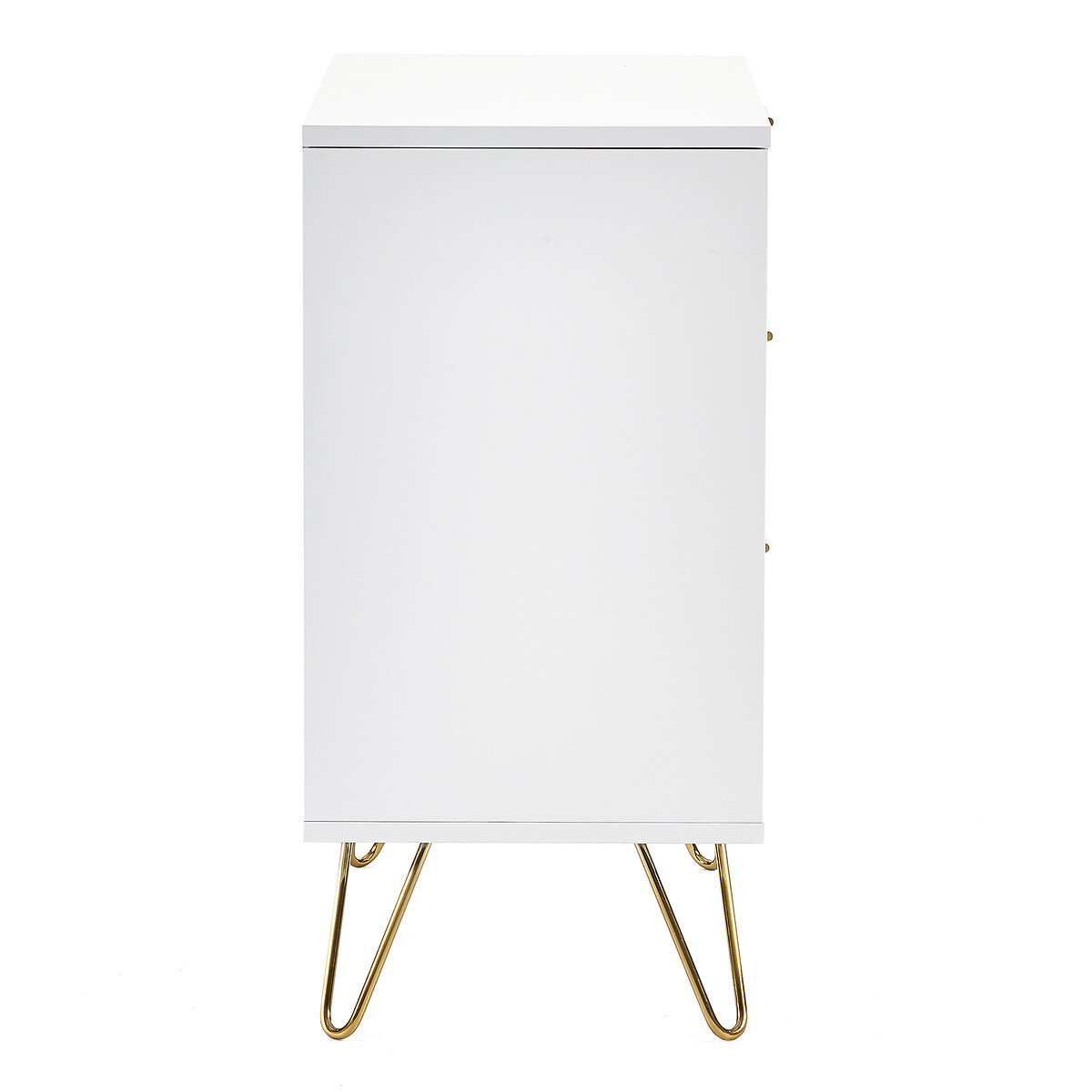Ancona Sculptural Chest of 3 Drawers white, SO'HOME