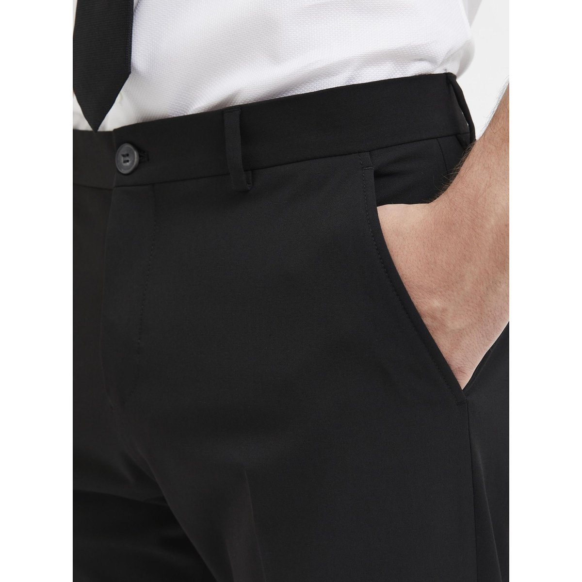Pantalon noir - black, SELECTED