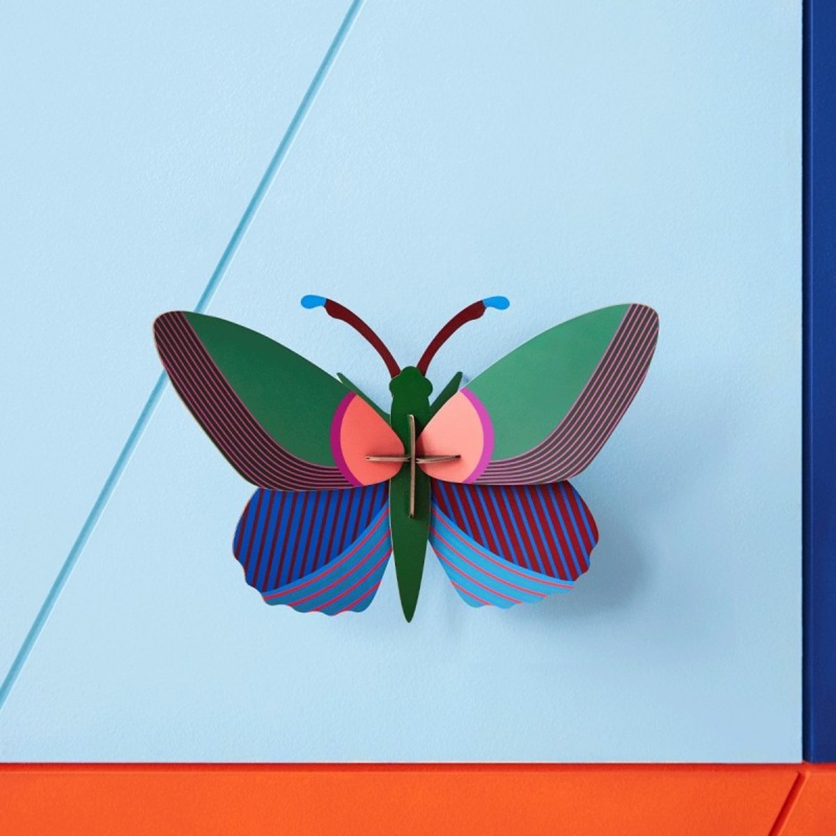 Papillon mural décoratif Acacia multicolore, STUDIO ROOF