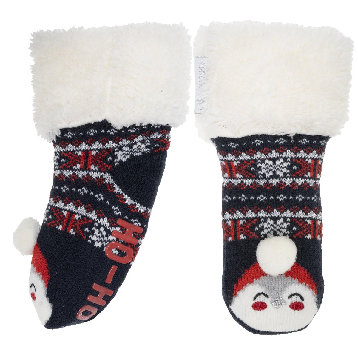 Chaussettes anti-dérapantes multicolor, ISOTONER