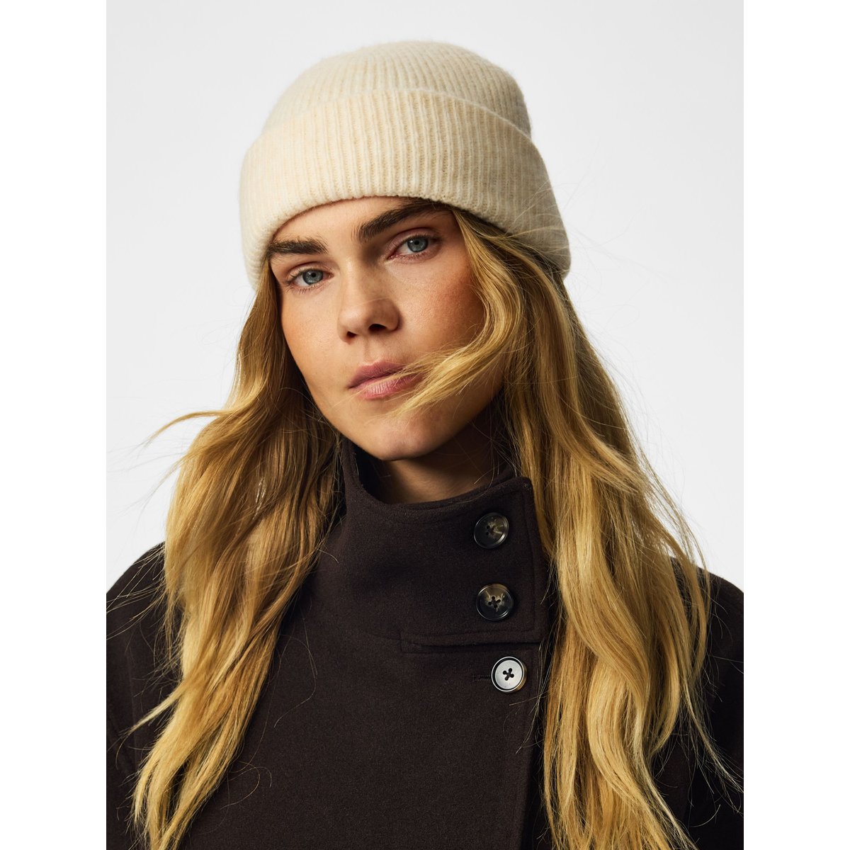 Bonnet blanc - whitecap gray1, PIECES