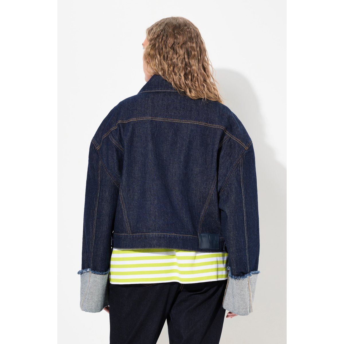 Veste en jean stretch lavage rincé, ULLA POPKEN