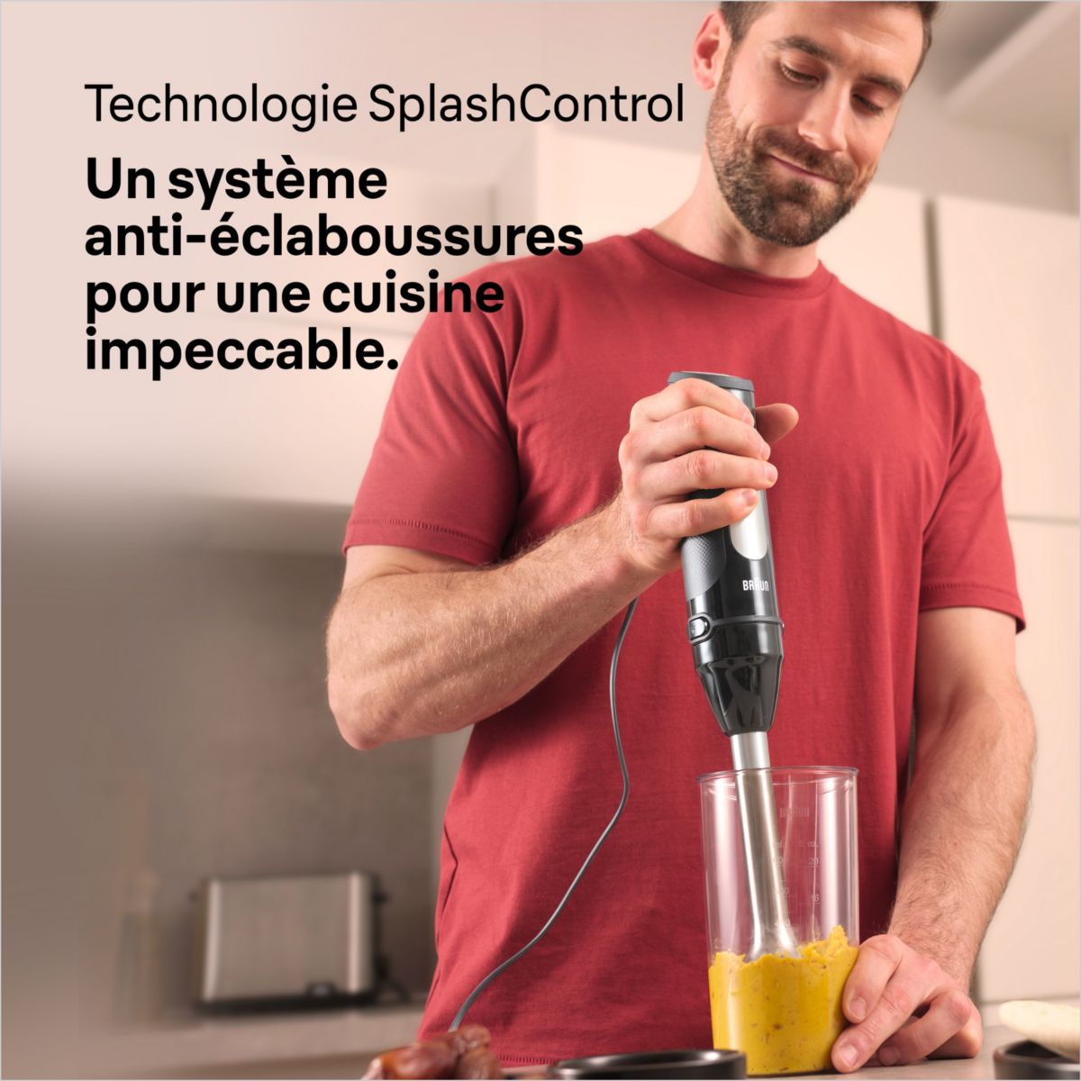 Mixeur pro plongeant MultiQuick 5 Pro MQ55001M couleur unique, BRAUN
