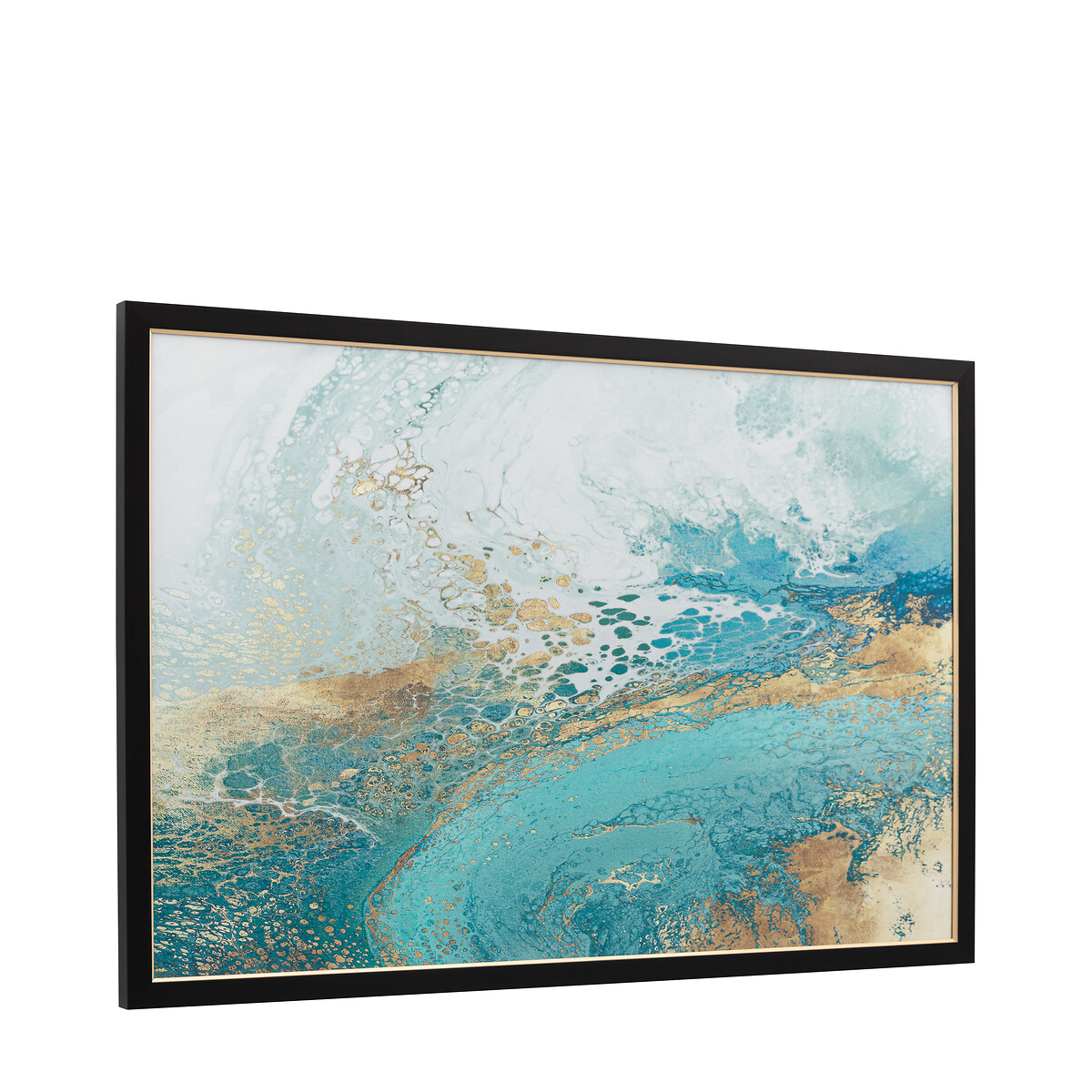120x80cm Lagoon Framed Canvas blue, ÉDITÉ