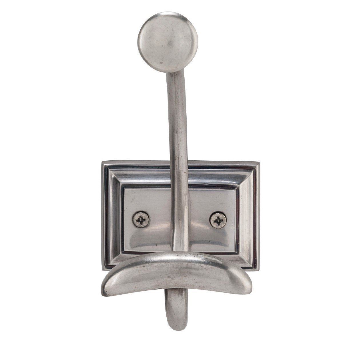 Porte manteau 1 patère en laiton argent, SIGNATURE