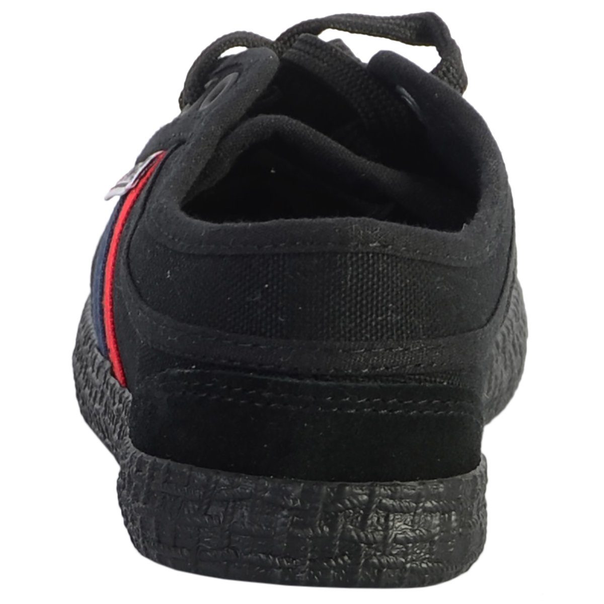 Basket Cuir Retro noir / uni, KAWASAKI FOOTWEAR