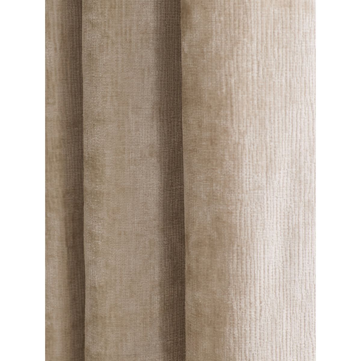 Rideaux en chenille pelucheuse à œillets naturel, NEXT