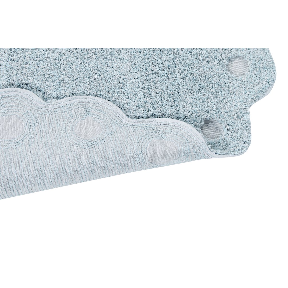 Tapis ovale en coton Pomme de pin COTTON WOODS gris, LORENA CANALS