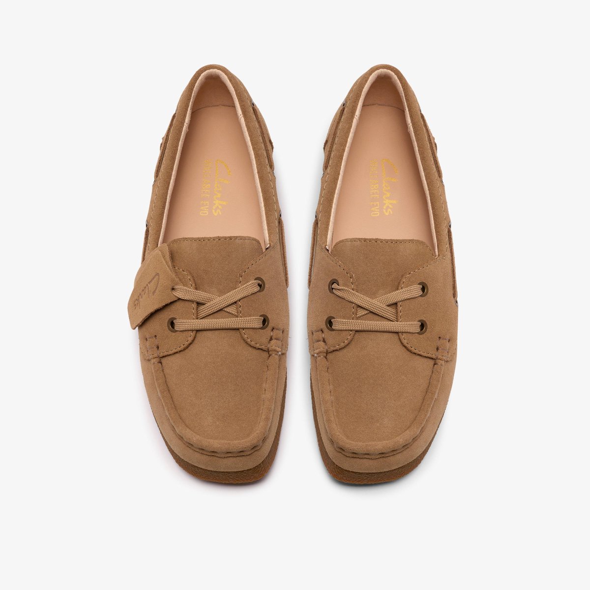 Mocassins Suède WALLABEE EVO beige sable, CLARKS