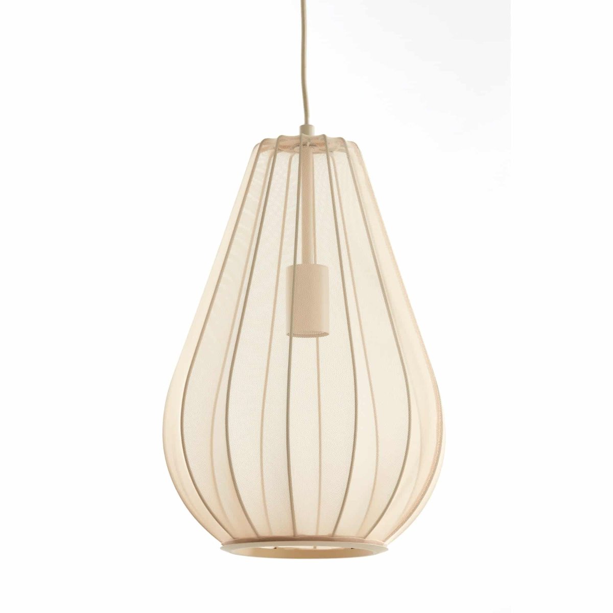 Lampe Suspendue Textiles ITELA sable, LIGHT & LIVING