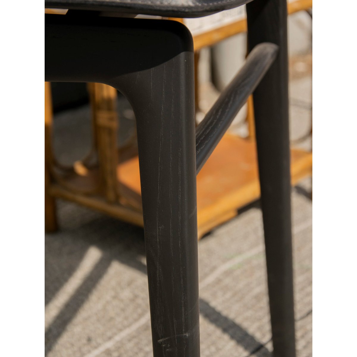 Chaise contemporaine italienne Alma N°1753 - Bon état noir, DEBONGOUT