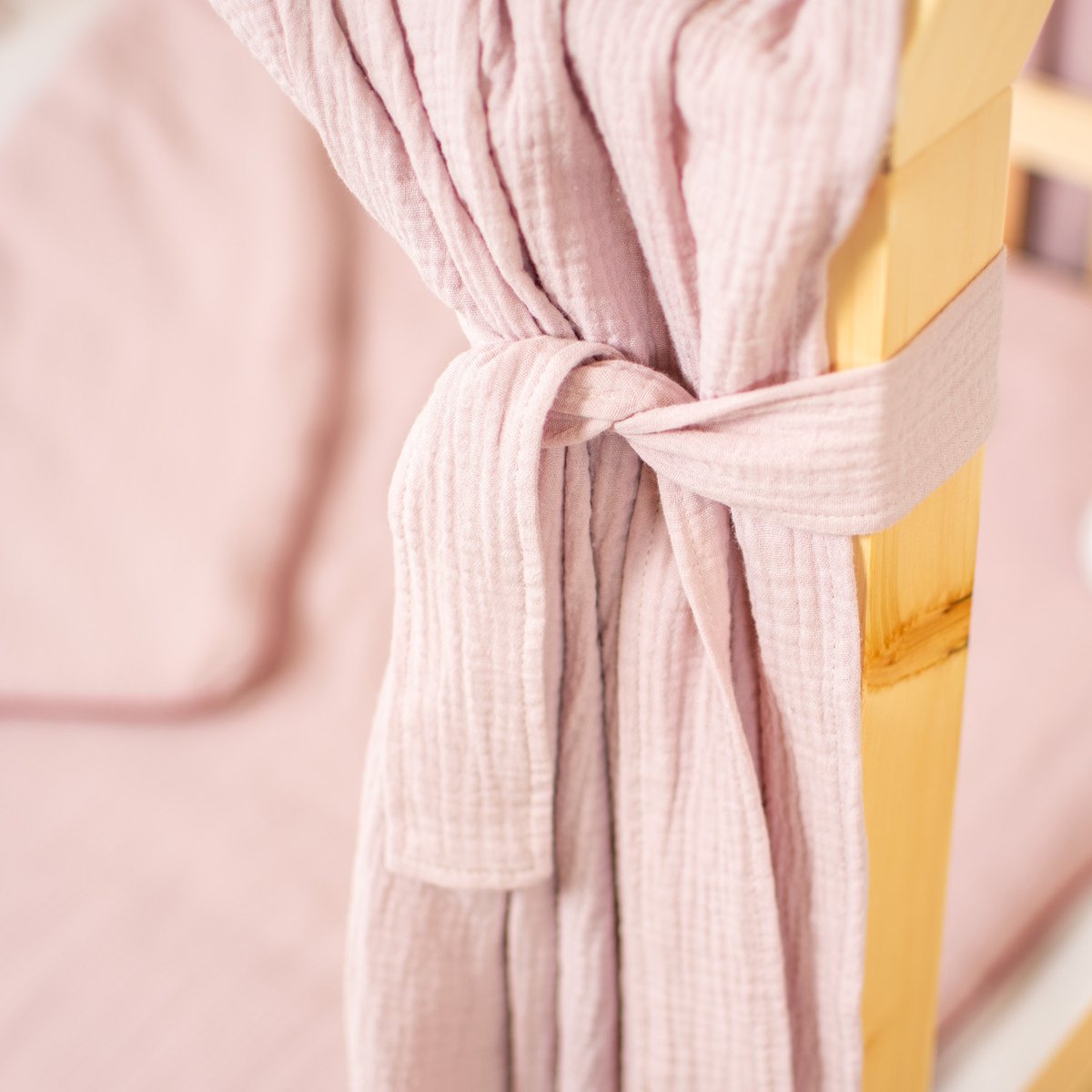 Set de Double Ciel de Lit cabane JEANNE rose, SEVIRA KIDS