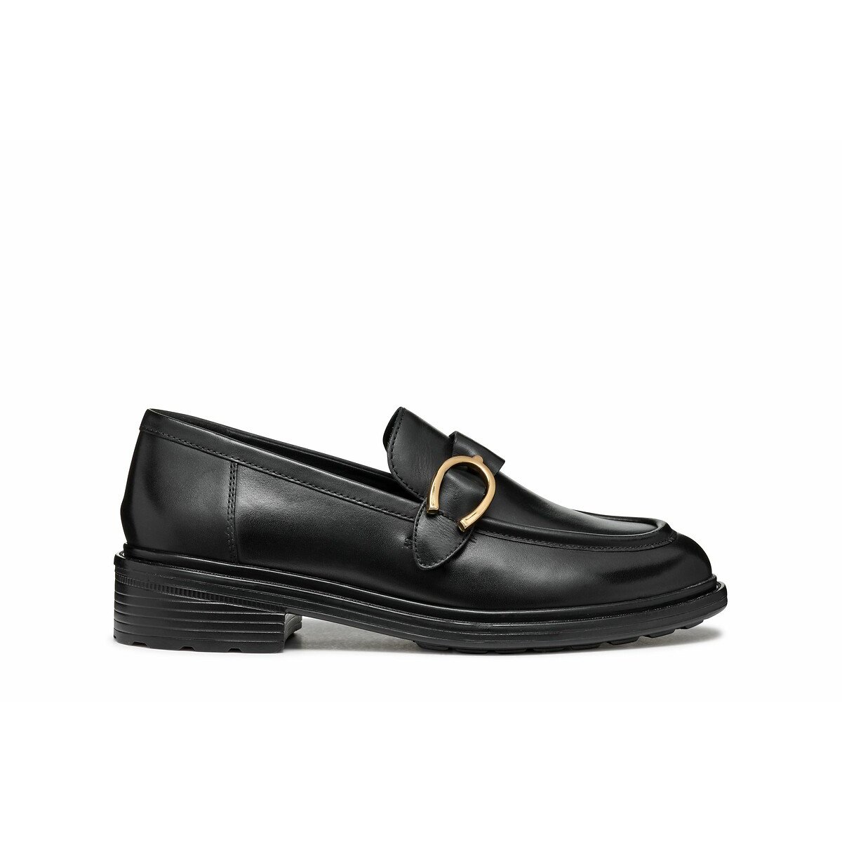 Walk Pleasure Breathable Leather Loafers black, GEOX