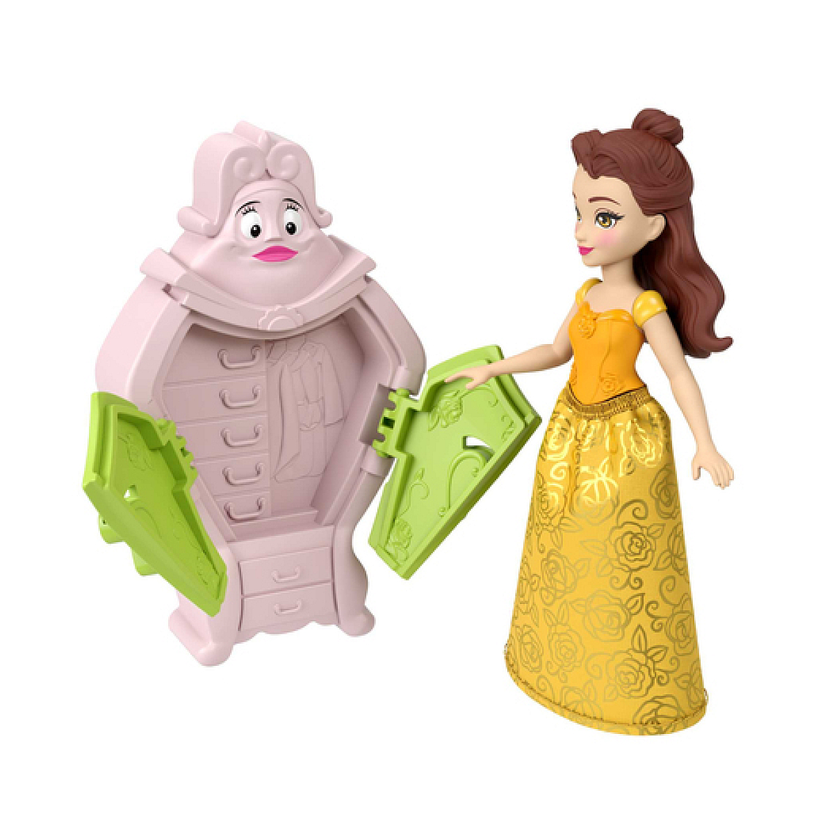 Coffret Le Chateau de Belle mini princesse couleur unique, MATTEL