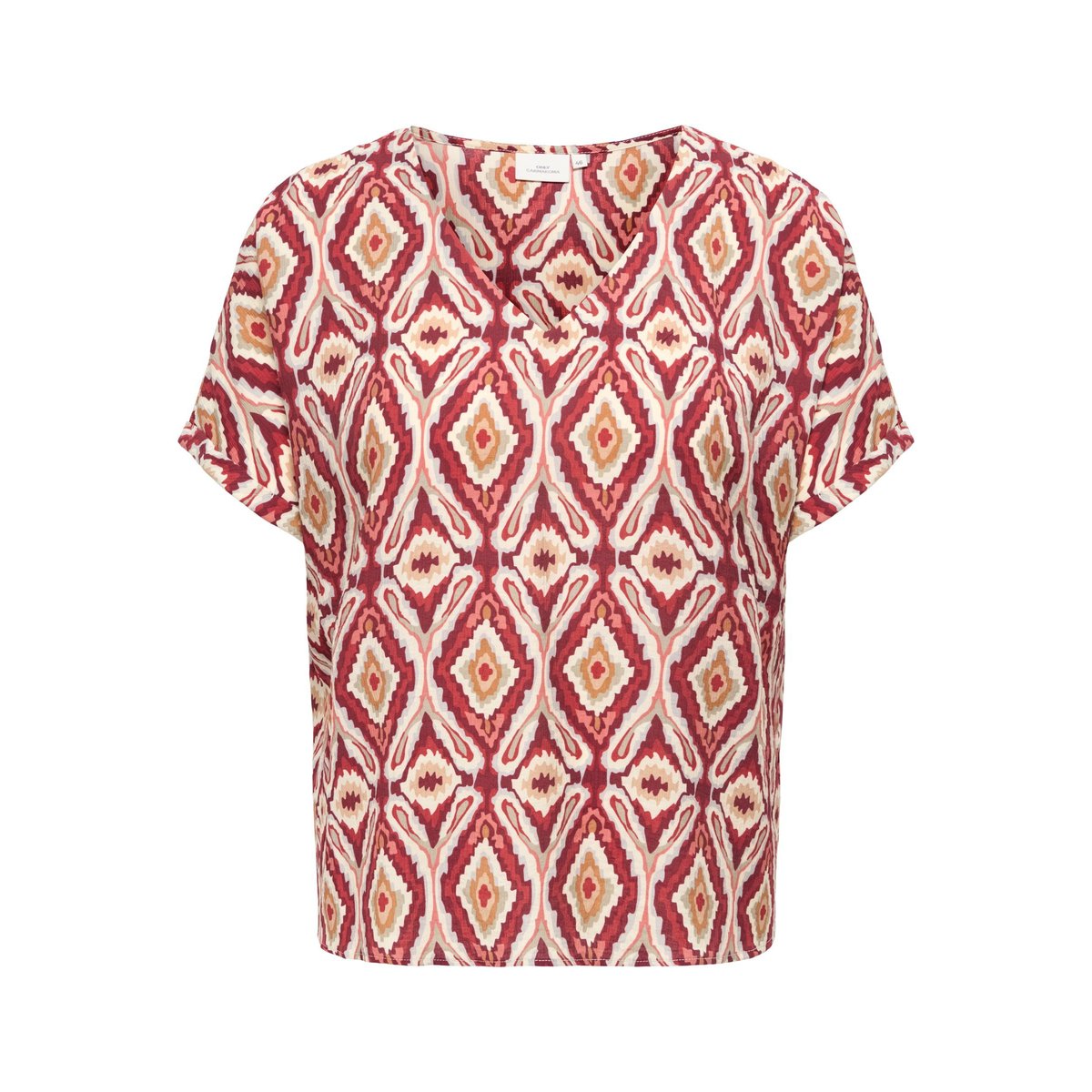 Blouse brick red, ONLY CARMAKOMA