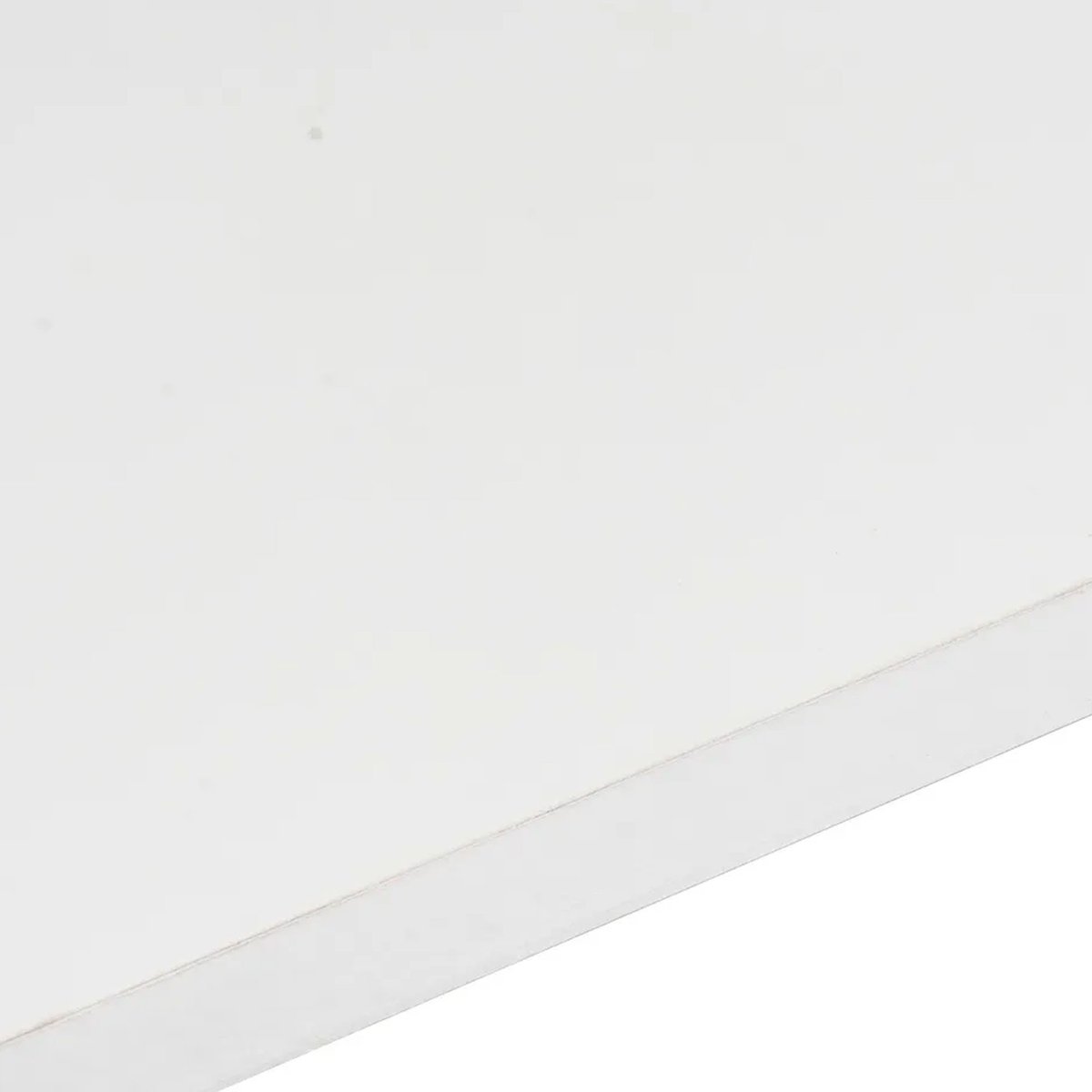 Étagère murale courbée bois blanc 60x20x10cm blanc, WADIGA