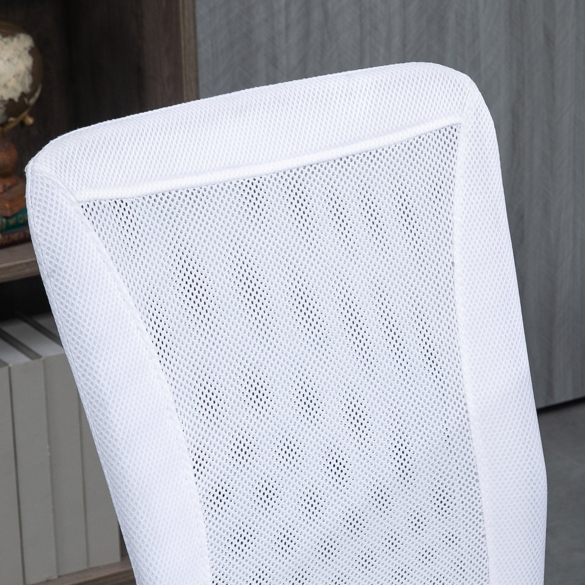 Chaise de bureau Polyester Blanc blanc, HOMCOM
