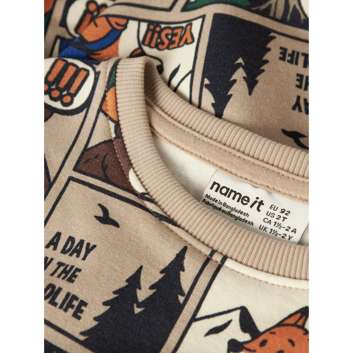 Sweat-Shirt gris - sesame1, NAME IT