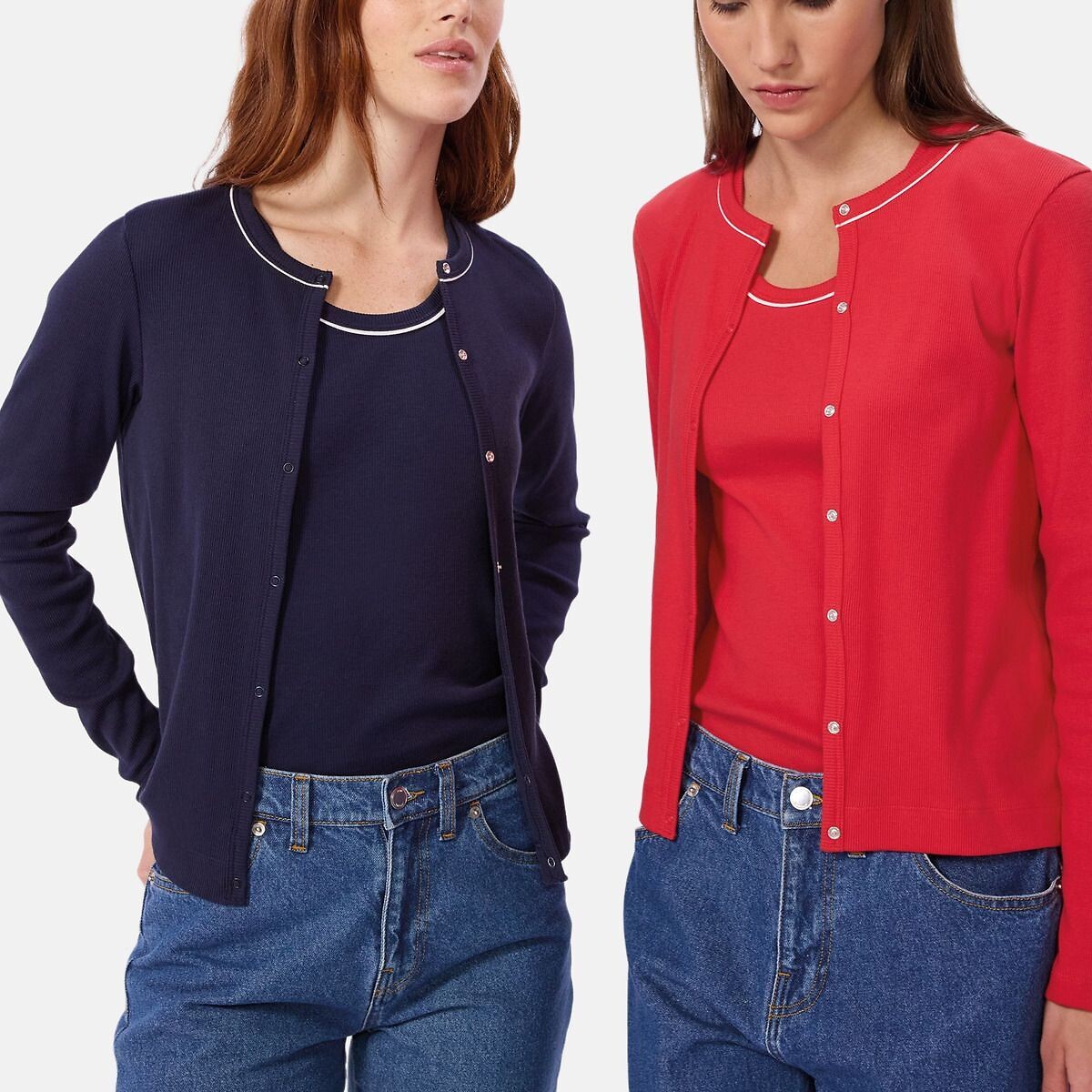 Cotton Cardigan navy, PETIT BATEAU
