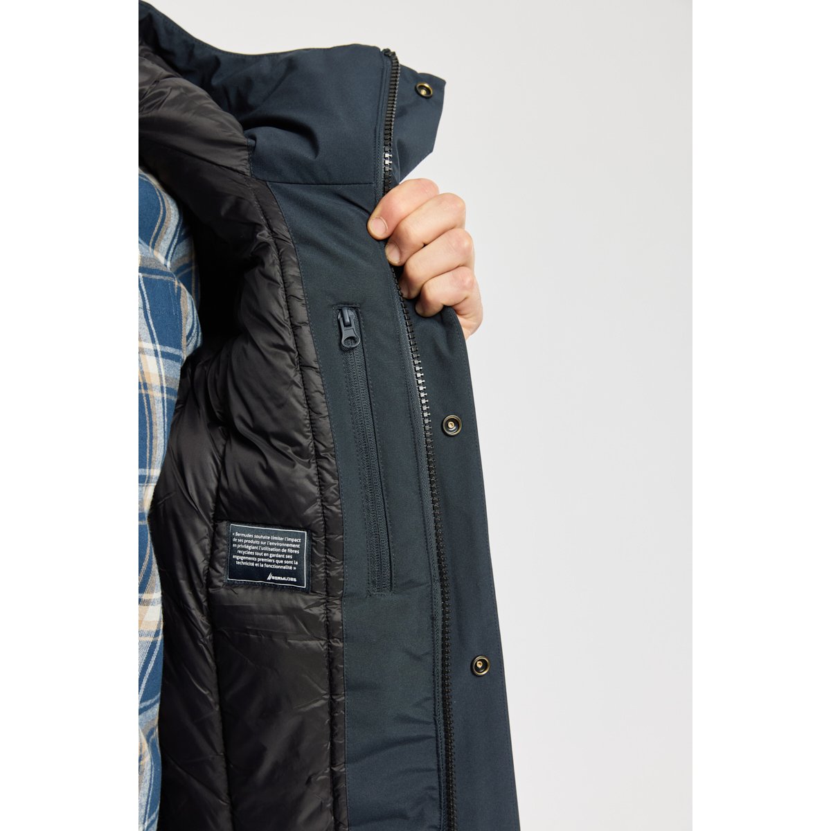 Parka respirante HELMY navy, BERMUDES