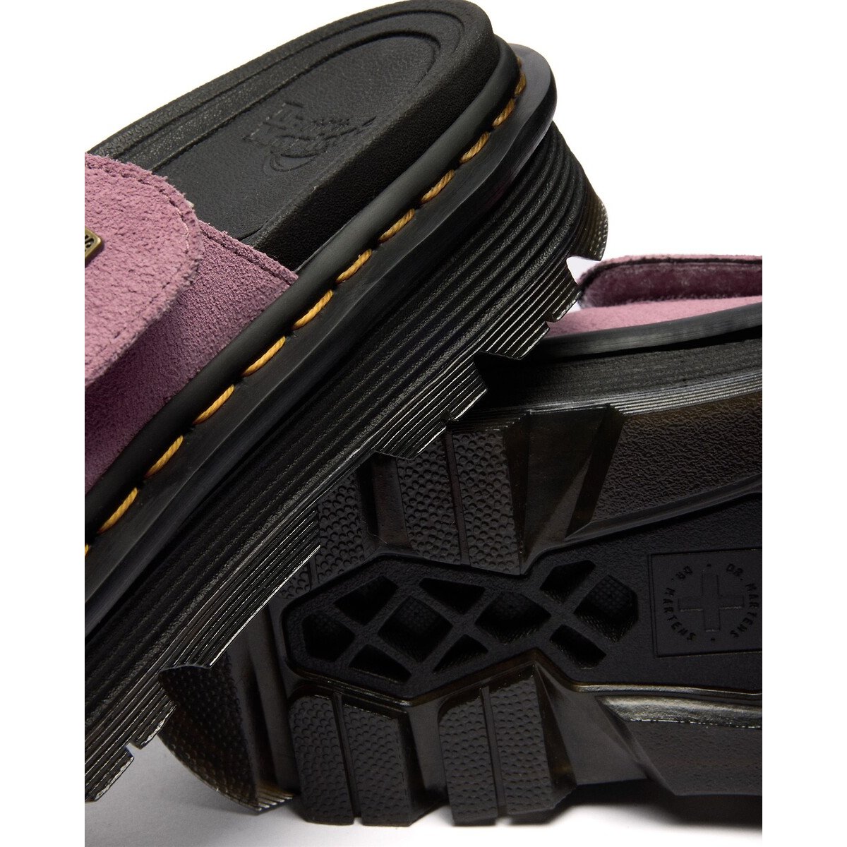 Sabot ZebZag in nabuk rosa, DR. MARTENS