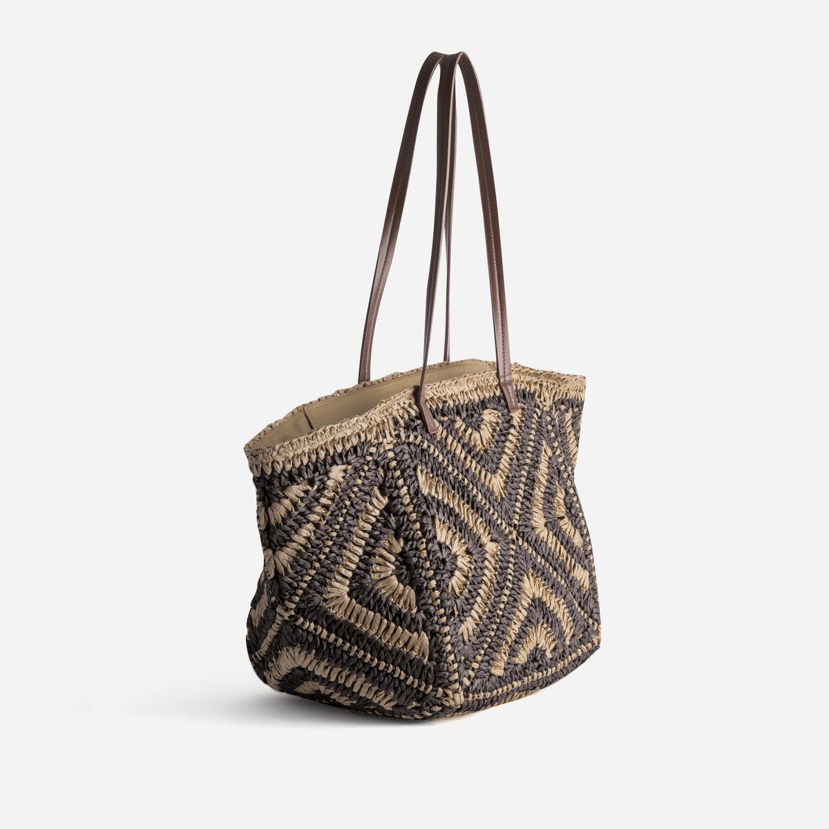 Sac Cabas LOBAZI marron, ERAM