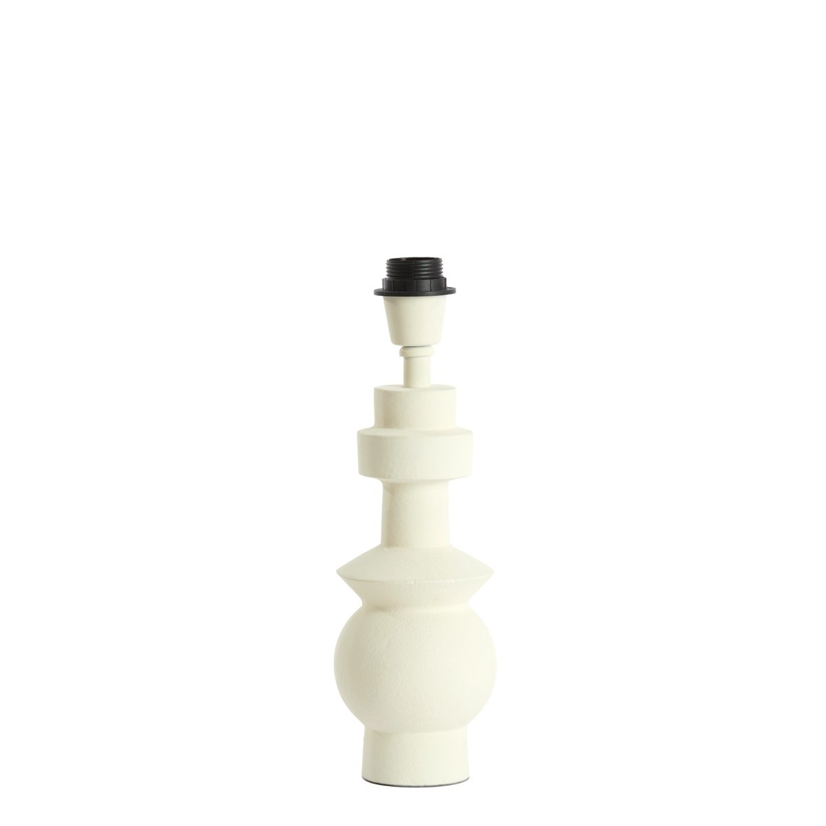 Base De La Lampe Métal ESINO crème, LIGHT & LIVING