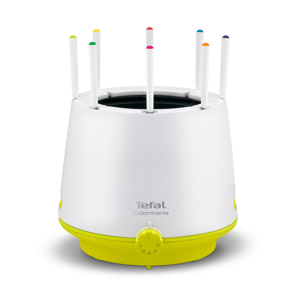 Fondue Thermorespect Colormania EF260312 blanc/vert, TEFAL