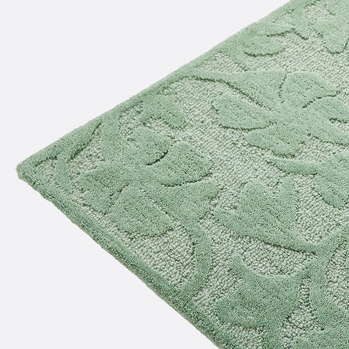 Tappeto in lana con motivo floreale, Tyma verde eucalipto, LA REDOUTE INTERIEURS