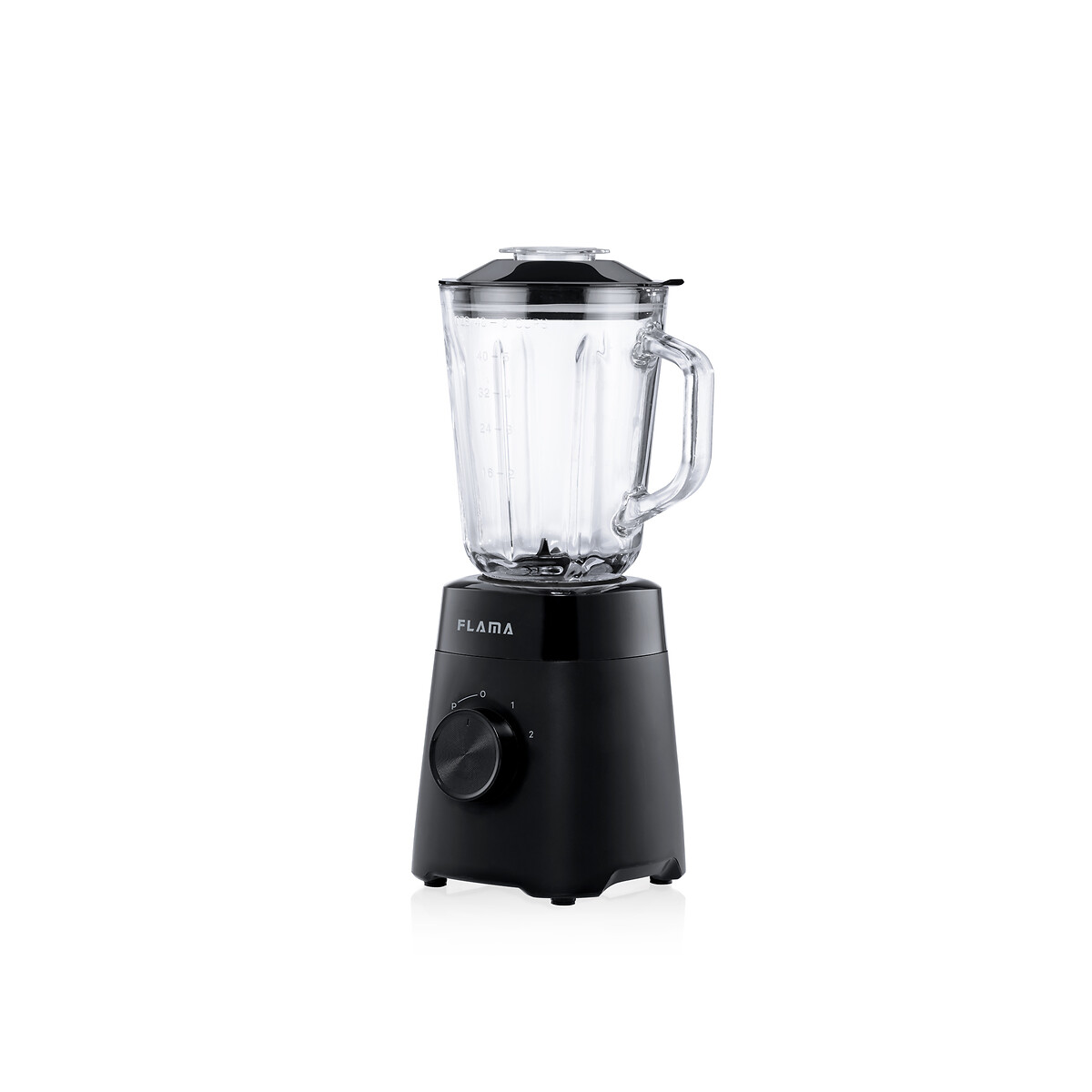 Liquidificadora 1000W Copo Vidro Preta 2232FL, FLAMA preto , FLAMA