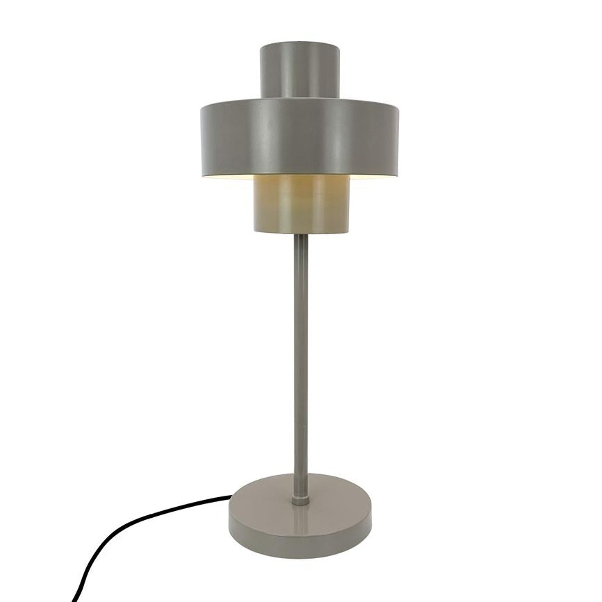 Lampe à poser en métal gris STOKE gris, DYBERG LARSEN