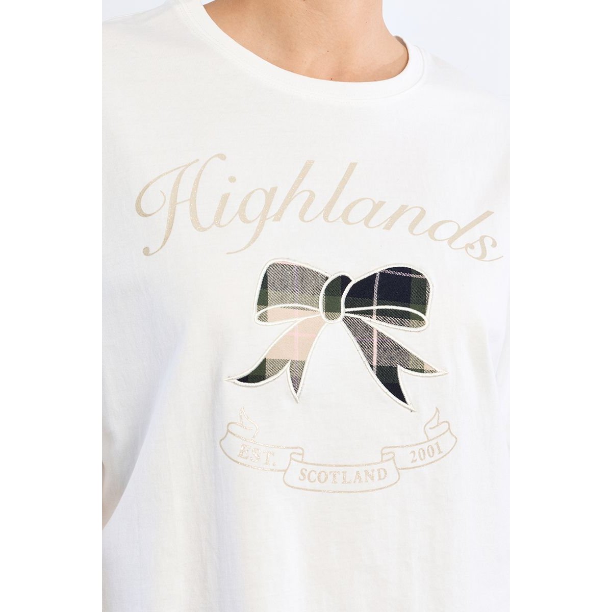 T-shirt oversize en coton, brodé blanc, LILI SIDONIO